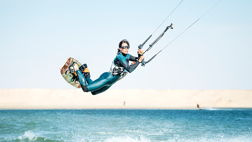 Kite boarding