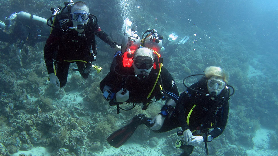 Scuba diving