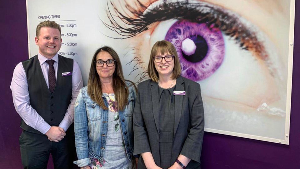 Carolyn Parker Opticians team