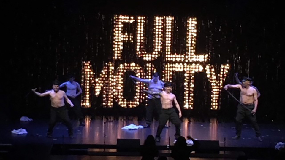 James Dawson doing the Full Monty