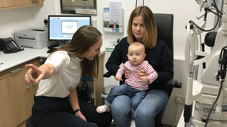 Josie with patient