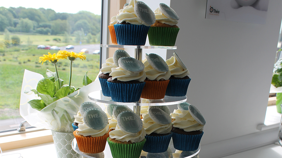 Thea Pharmaceuticals birthday cakes