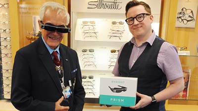 Ferrier & MacKinnon will provide services for OxSight ‘Prism’ glasses to patients with low vision conditions