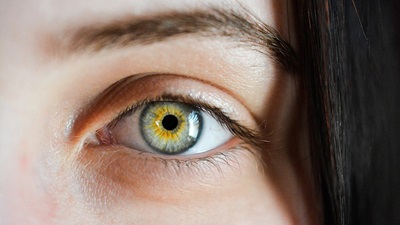 Female green eye
