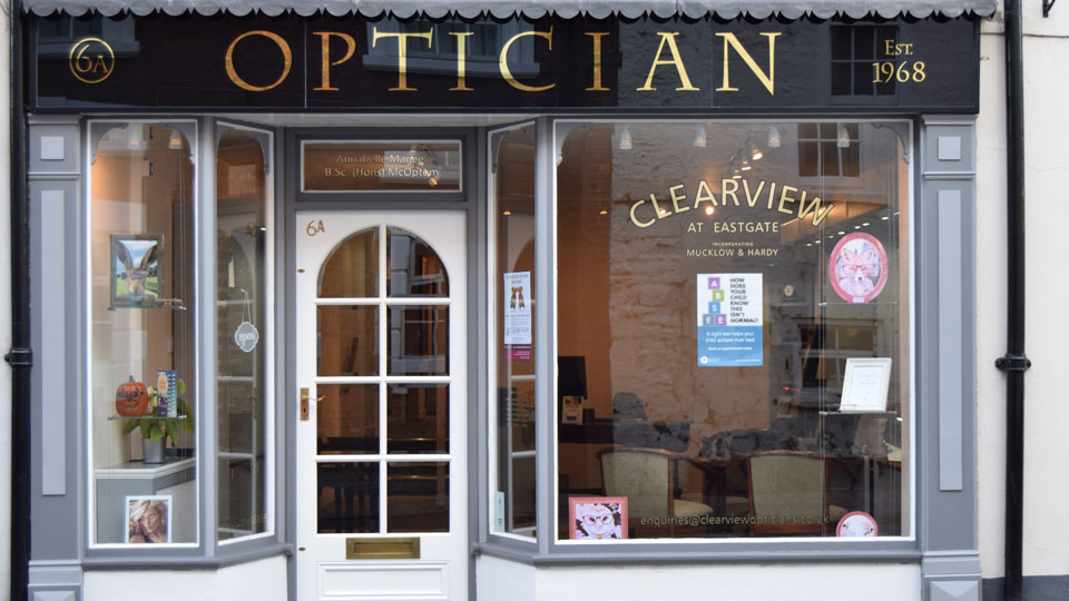 optometrists window