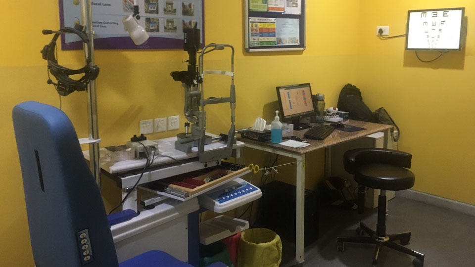 testing room in India