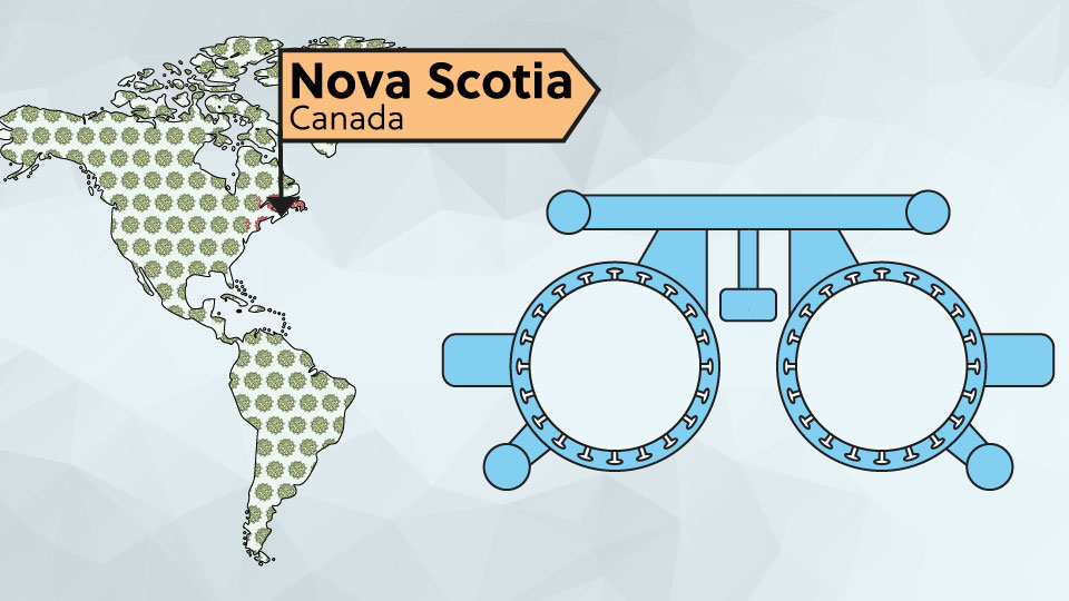North and South American map