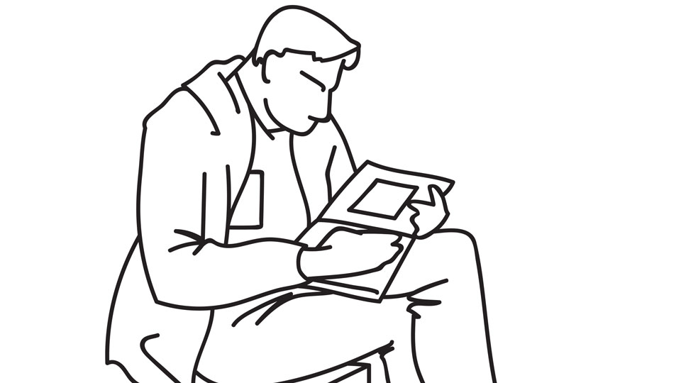 animation of man