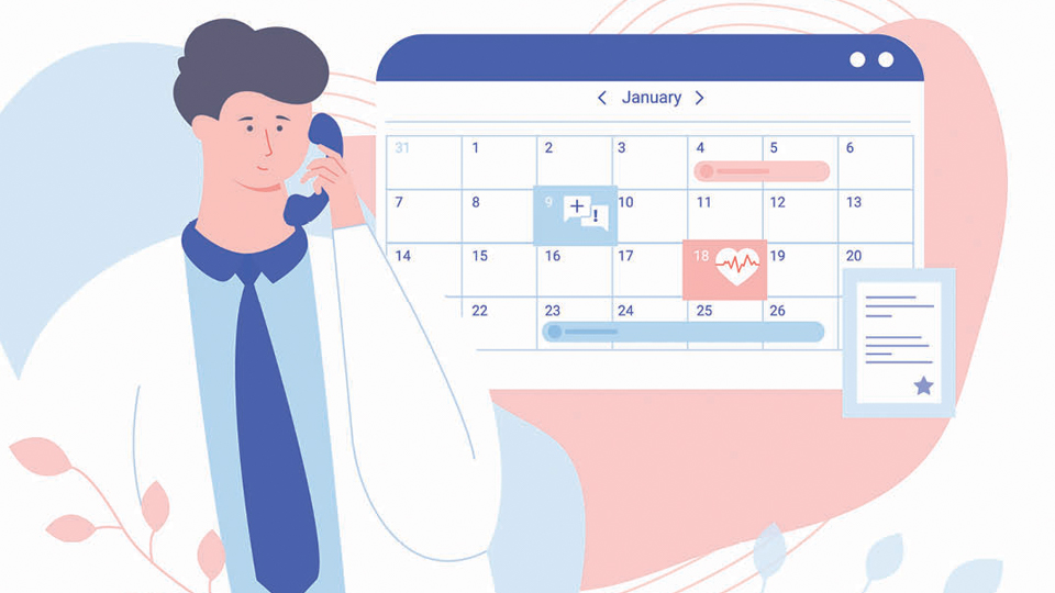 man on the phone