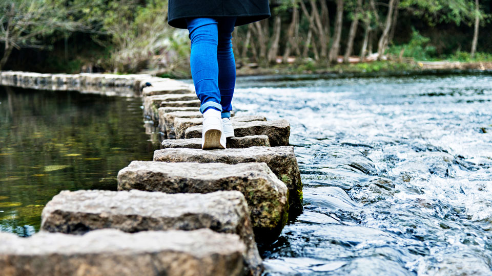 stepping stones