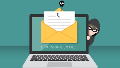 phishing scam animation