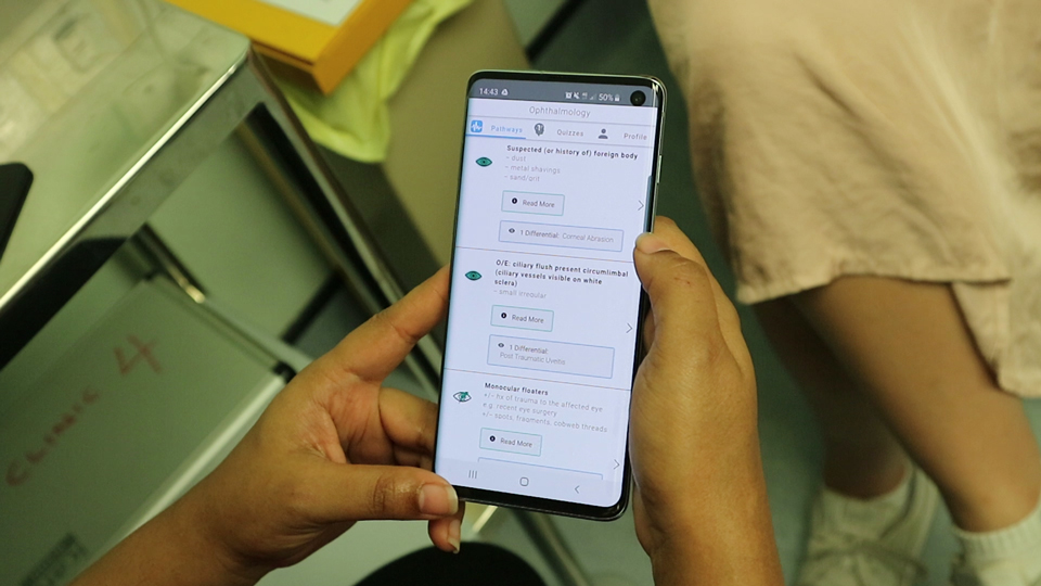 smart phone in hand