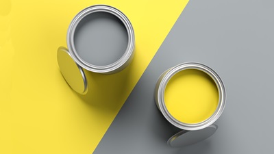 grey and yellow