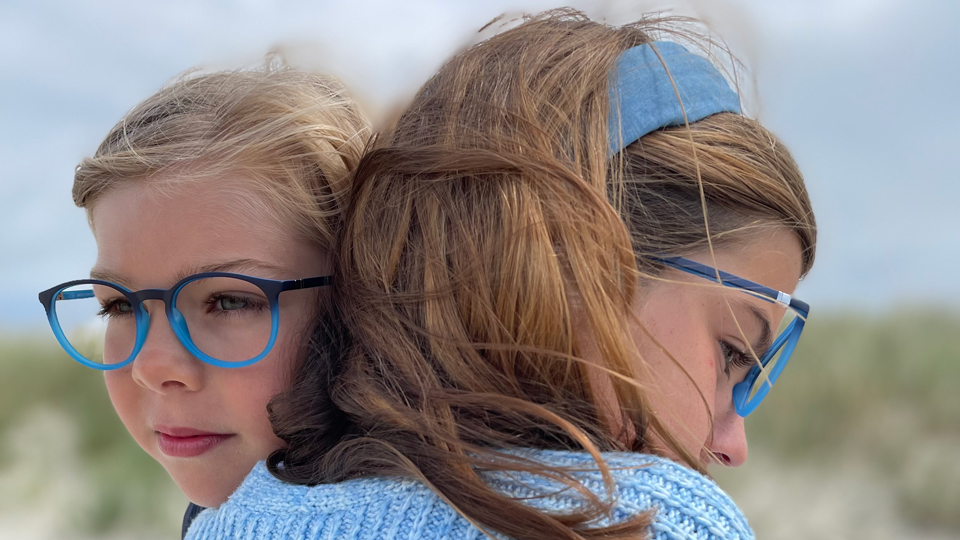 Children wearing Sea2see frames 