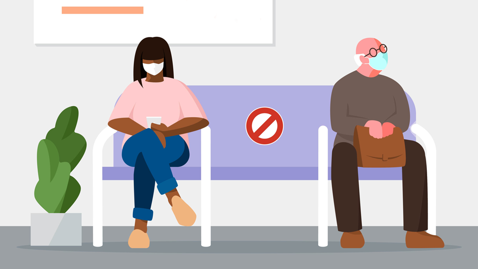 people in waiting room
