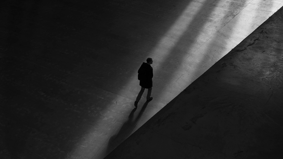 man walking