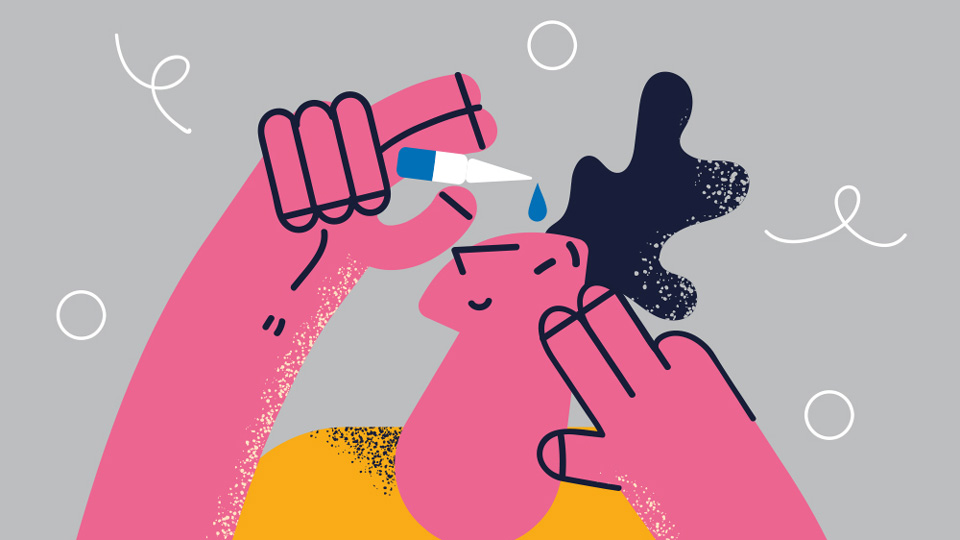 eye drops animation