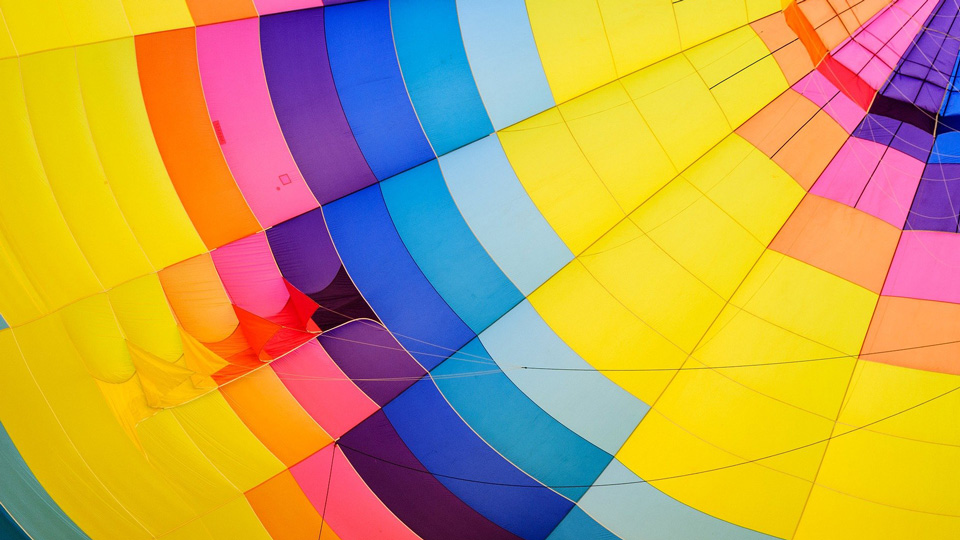 rainbow parachute