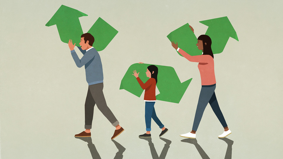 recycling arrow animation