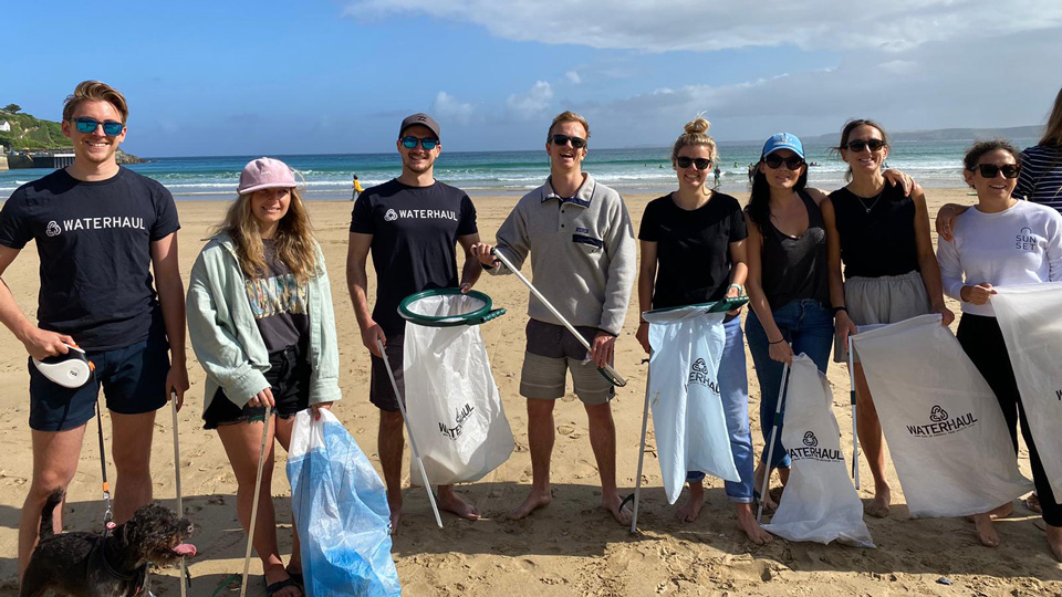 Team beach clean