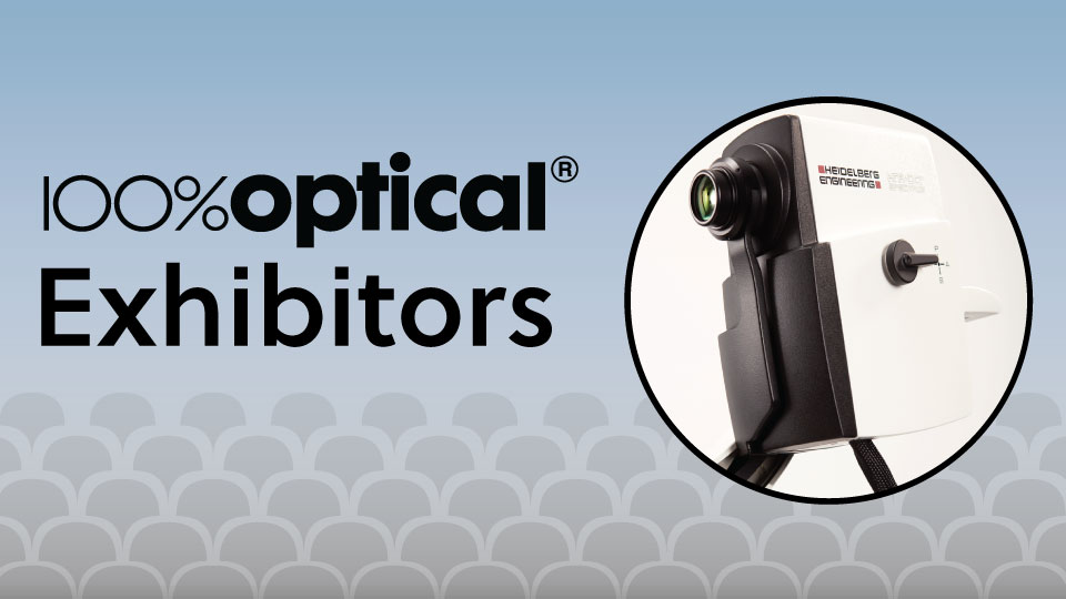 100% Optical exhibitor