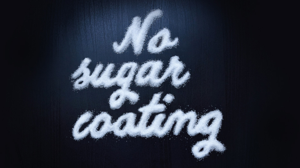 No sugar coating cover