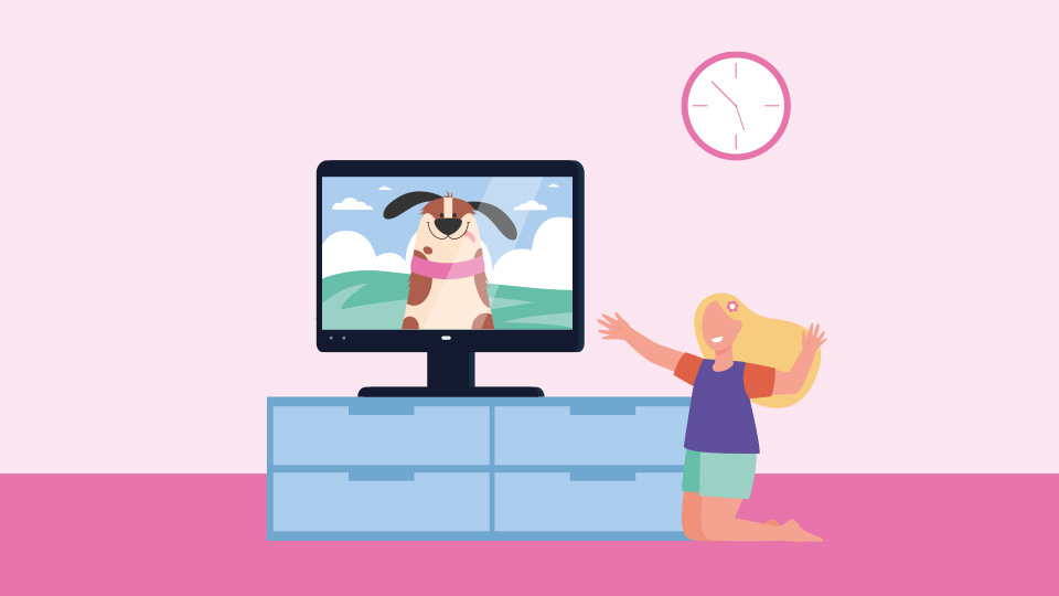 animation of a child