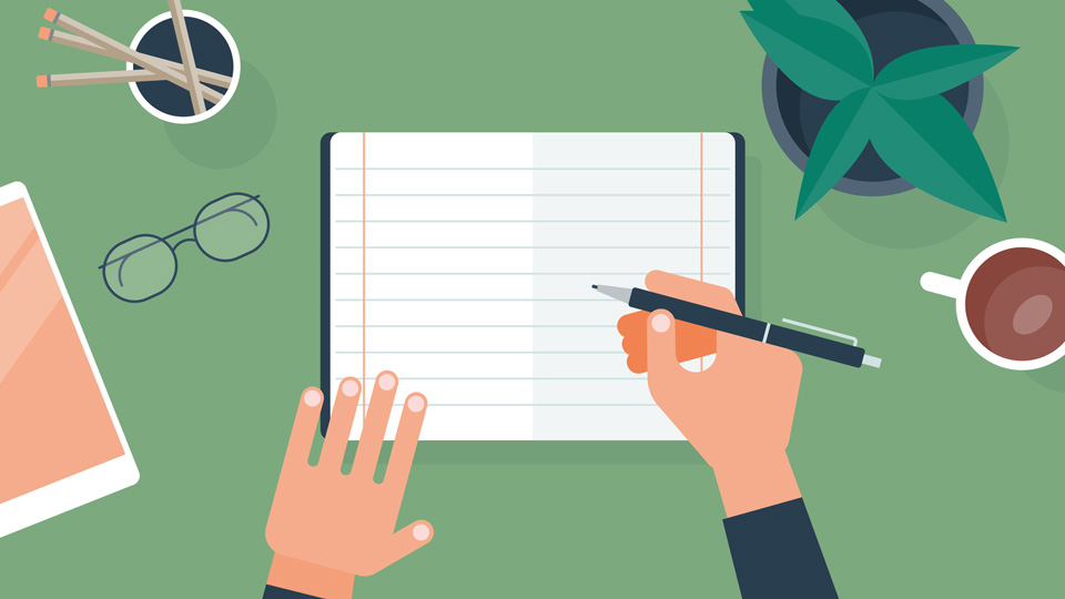 notebook animation