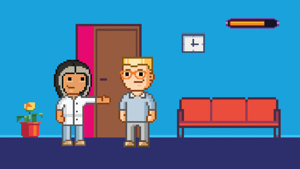 People in a waiting room