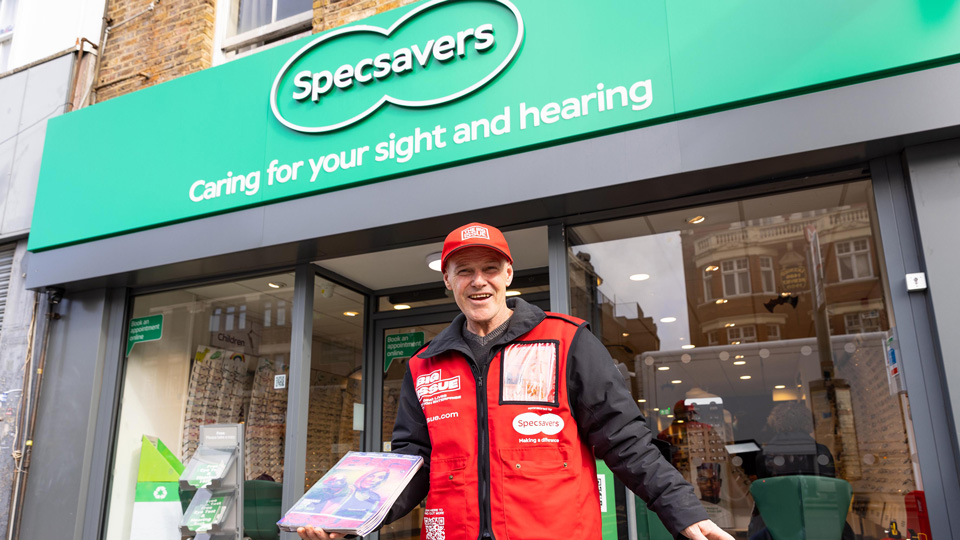 Steve big issue seller
