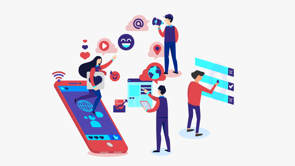 social media animation