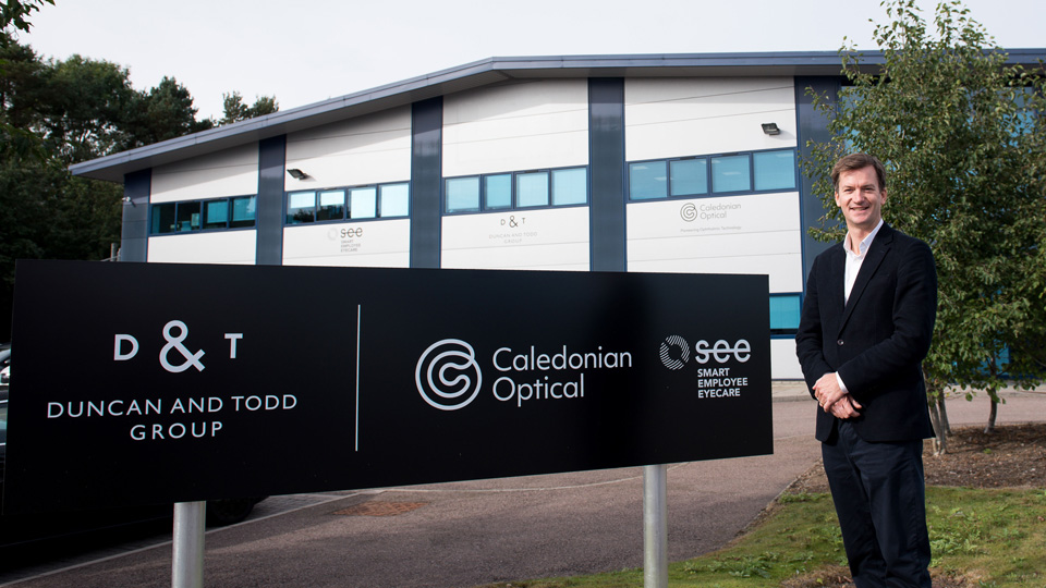 Mat Norris stepped into the role of CEO in October after collaborating with Duncan and Todd Group during the relocation of Caledonian Optical