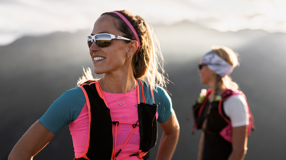 Runners wearing sports eyewear Evil Eye Max Dreager