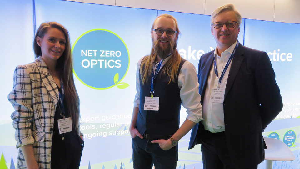 Practice Building team at 100% Optical