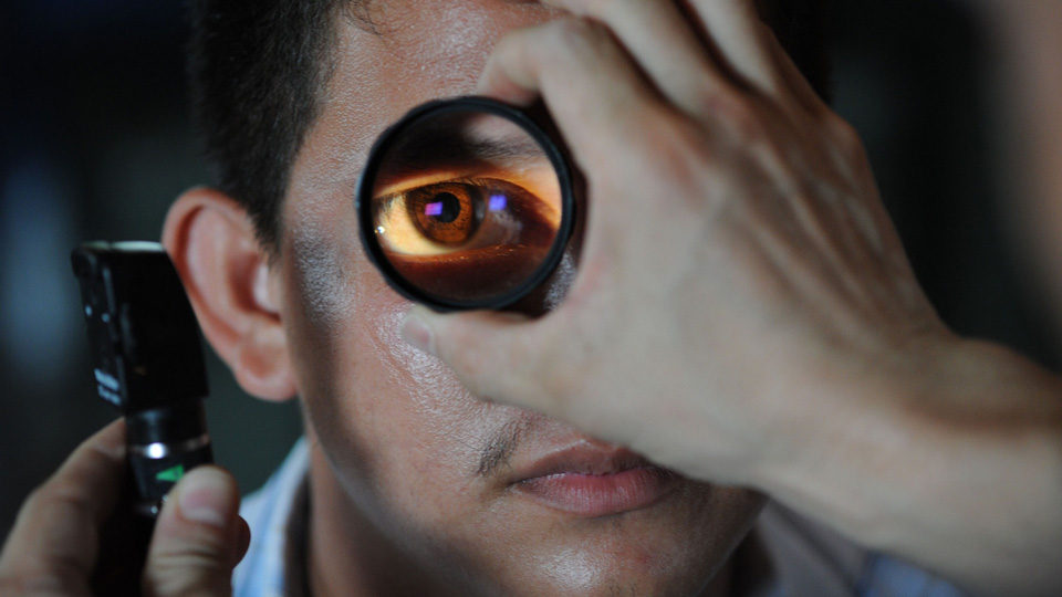eye close up