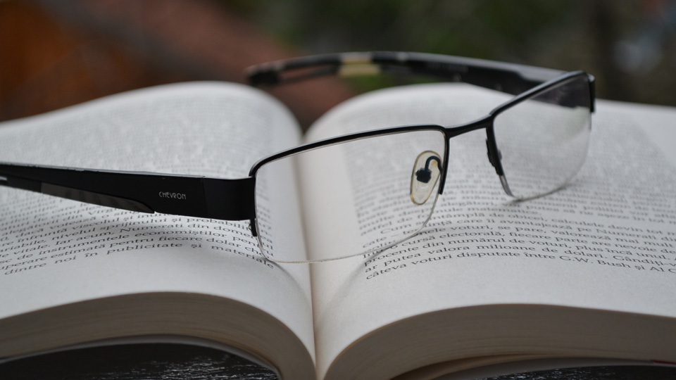 frames on a book