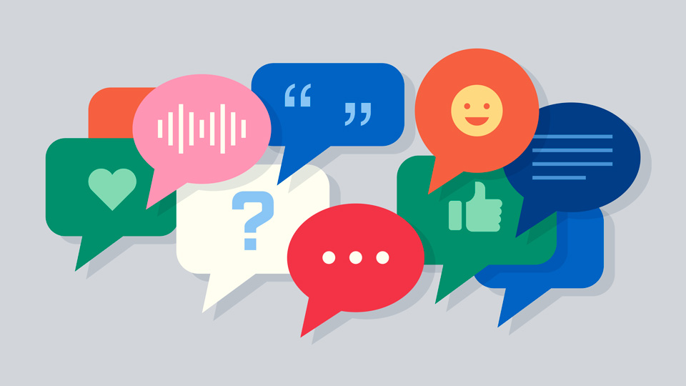 speech bubbles