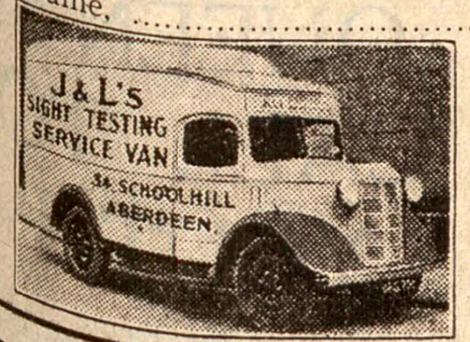 Sight test van