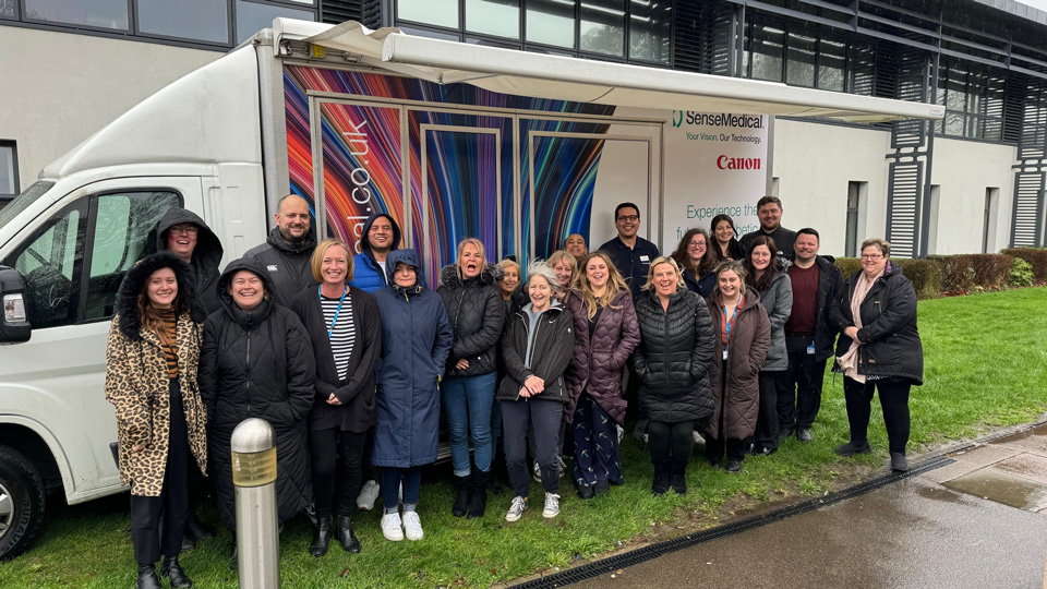 The Sense Medical Roadshow at Brighton and East Sussex diabetic eye screening programme 