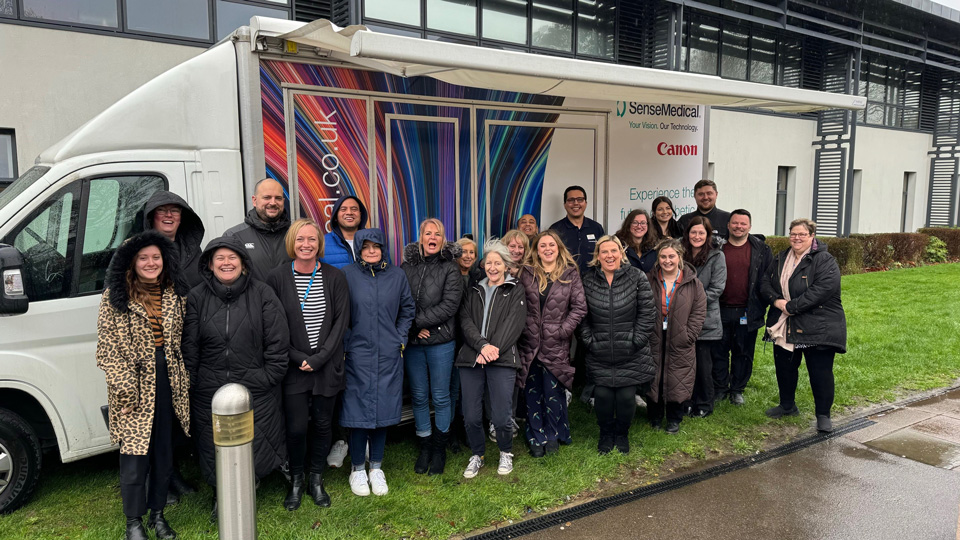The Sense Medical Roadshow at Brighton and East Sussex diabetic eye screening programme