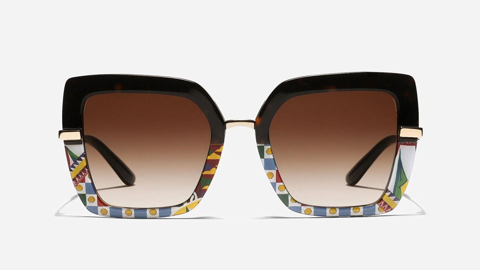 DGhalfprintedsunglasses