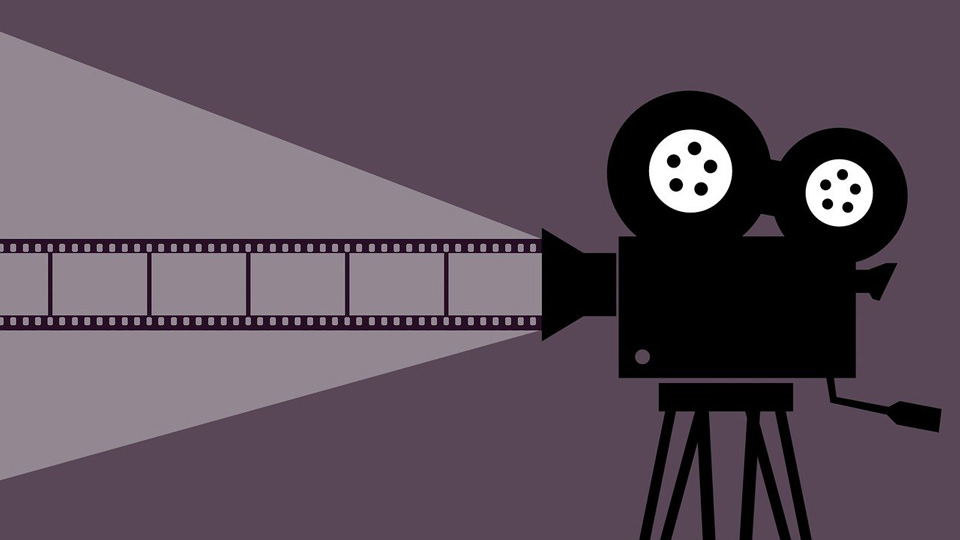 Animation of a video camera 