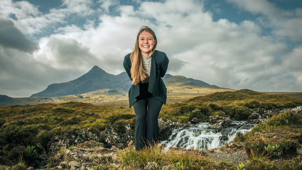 Optometrist Hannah Einarson