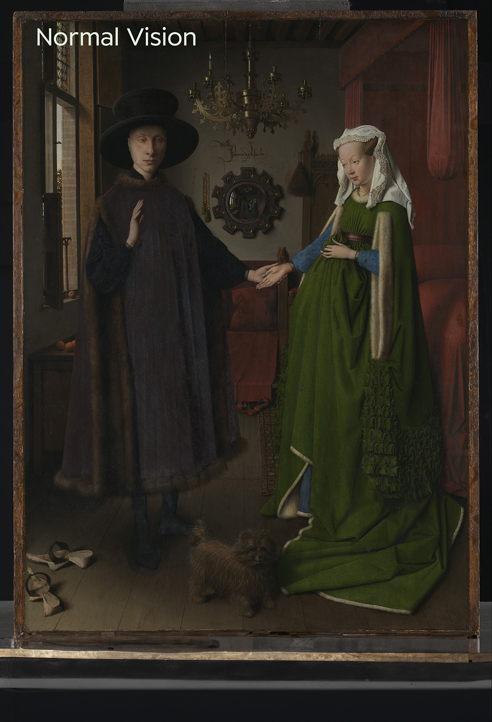 Jan van Eyck The Arnolfini Portrait normal