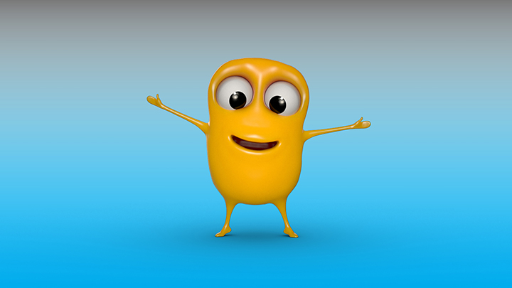 The Macular Society's new cartoon character 'Mac'