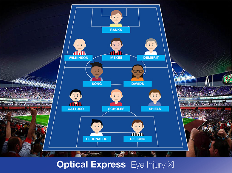 The Optical Express Eye Injury XI team lineup