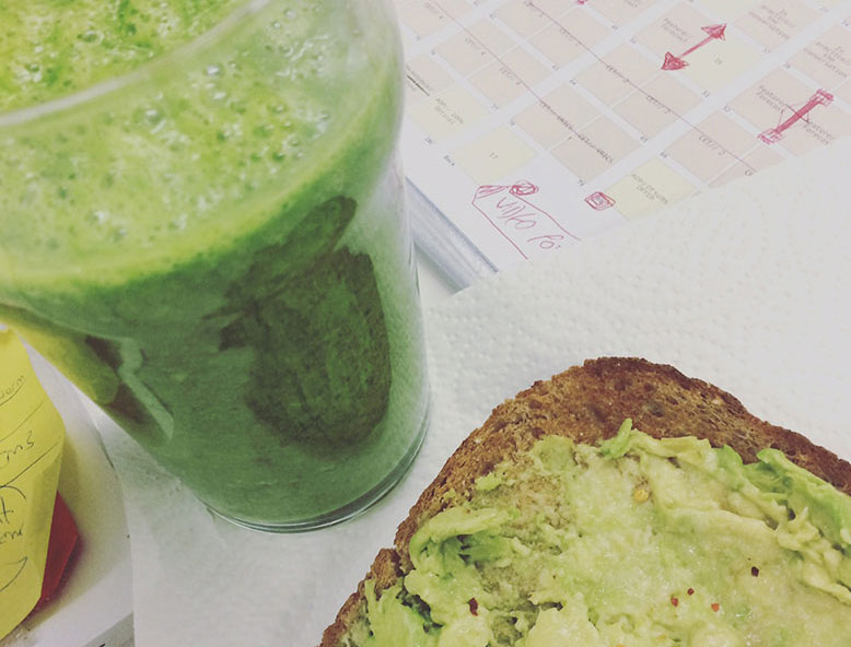 A very green breakfast