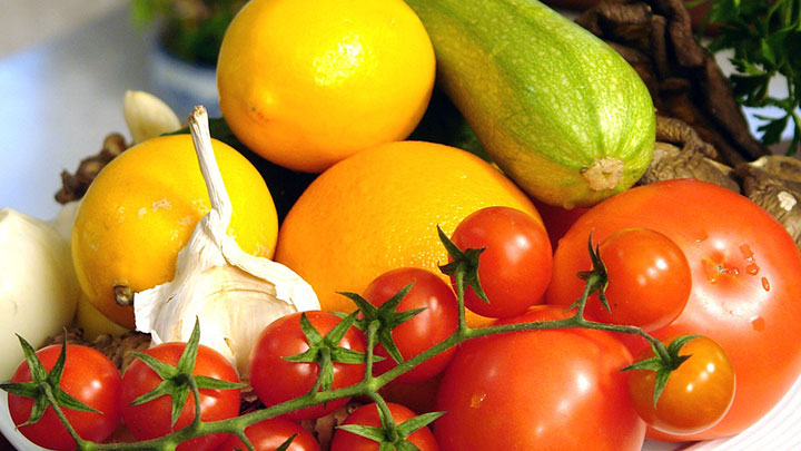 Fruits and vegetables