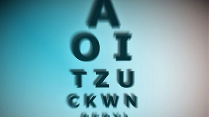 Eye test chart