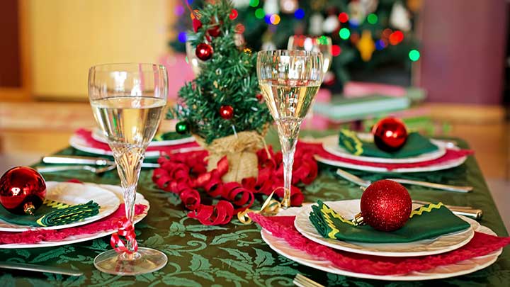 Christmas table